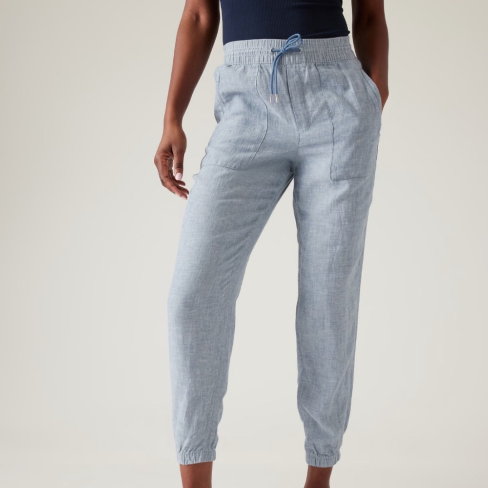 NWT Athleta Linen Joggers